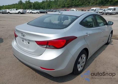 2016 Hyundai Elantra Se из США, поврежденный, VIN 5NPDH4AE0GH685707